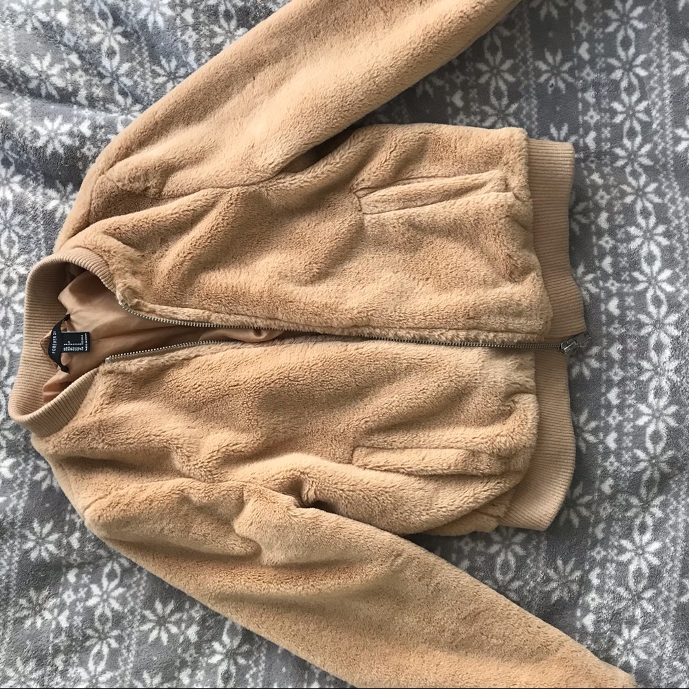 Forever 21 teddy jacket